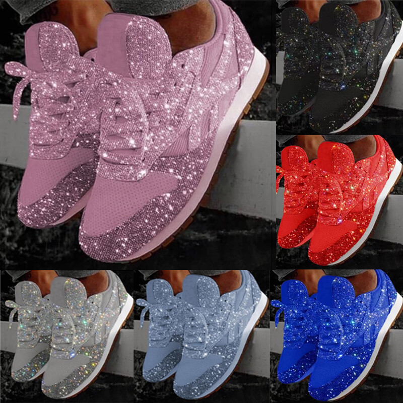 glitter comfort shoes